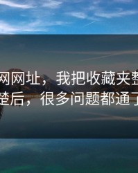 关于51网网址，我把收藏夹整理讲清楚后，很多问题都通了